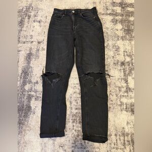 American Eagle Outfitters Black Straight Leg Jeans